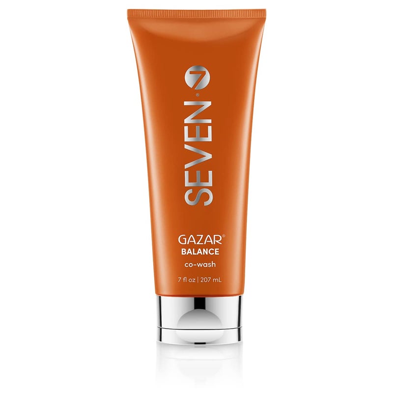 SEVEN Hair Care GAZAR BALANCE Cowash for Women  Men with Shea Butter  Coconut Oil 1 Step Shampoo Alternative for Curly or Textured Hair Sulfate  Paraben Free Cruelty Free Made in USA 7 oz